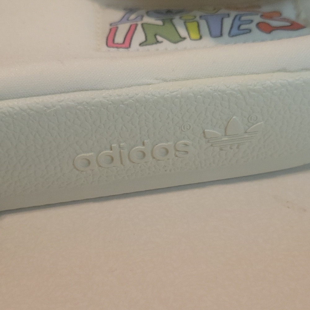 ADIDAS MENS SLIDES SIZE 9 - Picture 5 of 9